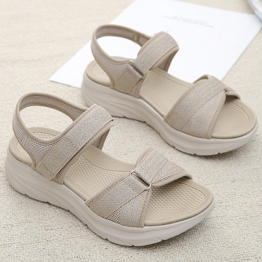 Women'S Flat Sandals Summer Comfortable Walking Sandal Platform Shoes Hiking Shoe Casual Style Accessories Sandalias De TacóN