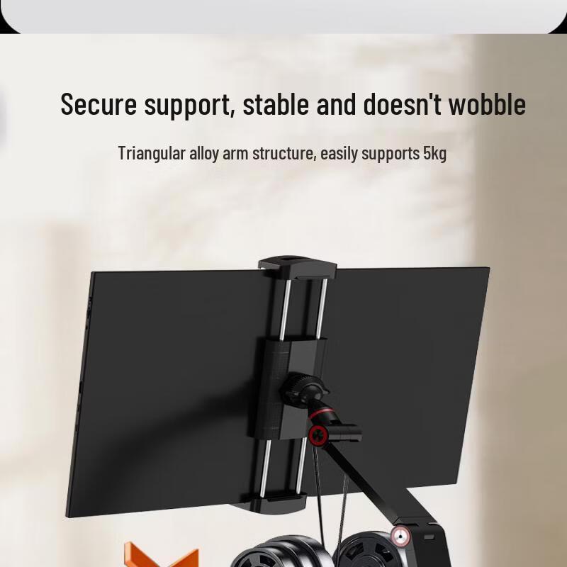 Ollymurs Portable Dual-Arm Monitor & Laptop Stand