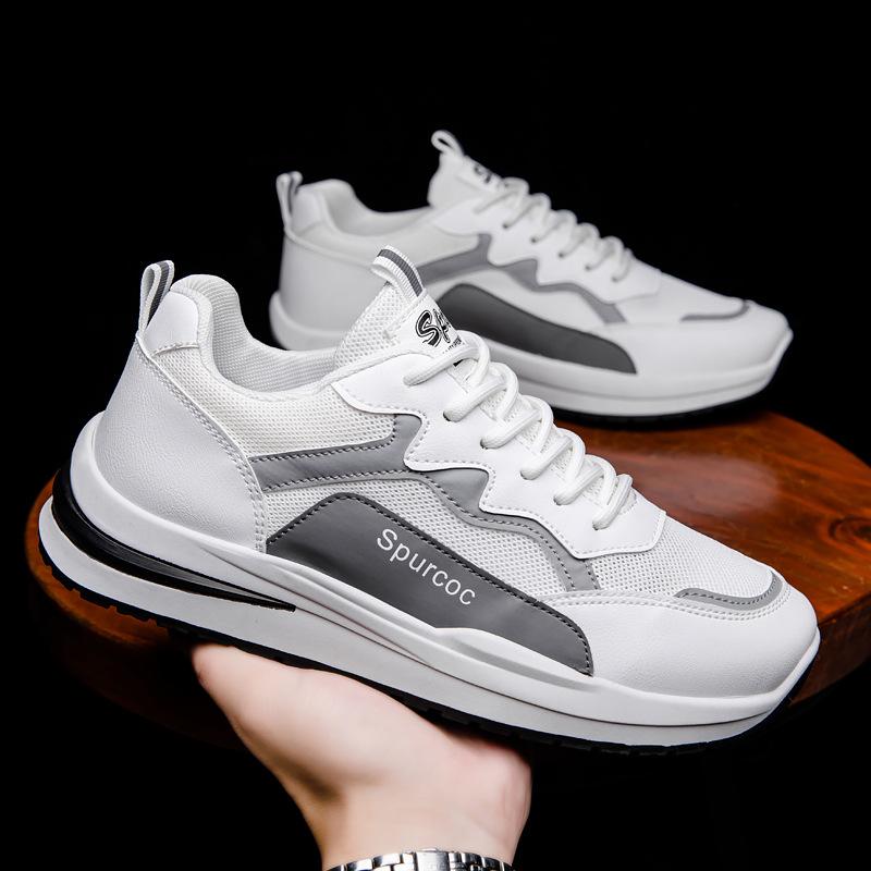 

Летние дышащие сетчатые туфли мужские повседневные трендовые корейские спортивные туфли 44