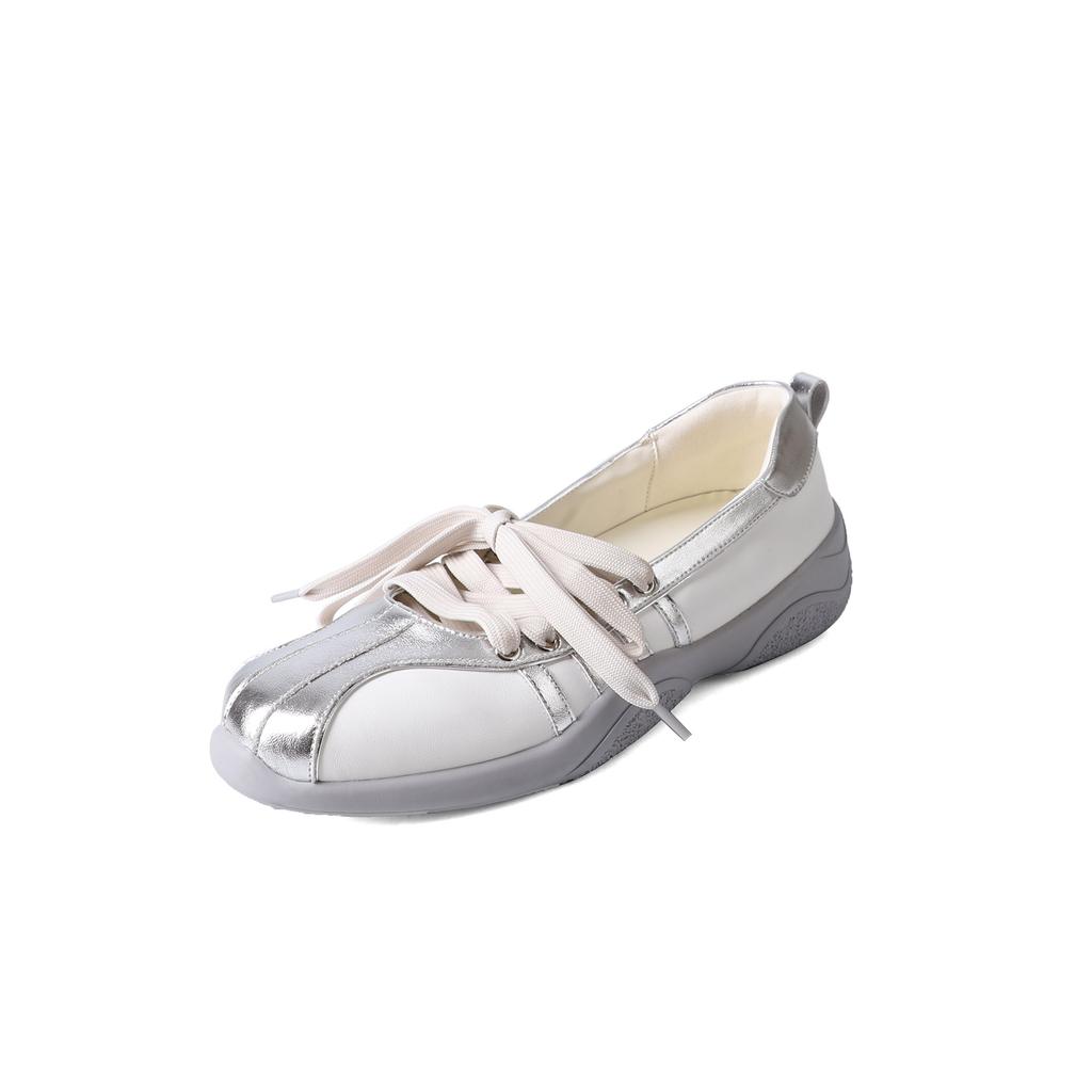 Autumn 2025 Campus Low Heel Casual Sneakers Women's Korean Ballet Shoes French Straps Mary Jane Shoes Women's