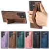 Wristband Vintage Leather Case For Samsung Galaxy S23 Ultra S22 Plus S24 S23FE A54 A14 A24 A34 A15 A25 A05 A55 A04 Skin Cover