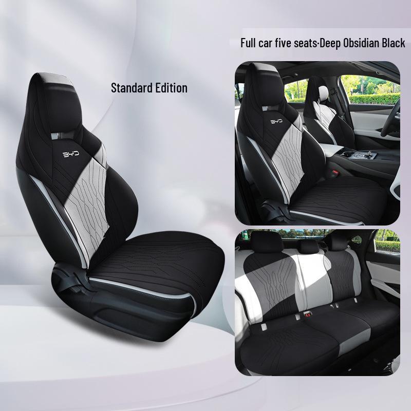 BYD Seal 06 DM-i Car Seat Cushion: Breathable, Non-slip, Flocking, Universal Fit for All Seasons