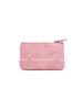 MCM Visetos Rosa Leder Münzbörse mit Hundemotiv & Goldkette für den täglichen Gebrauch & als Geschenk