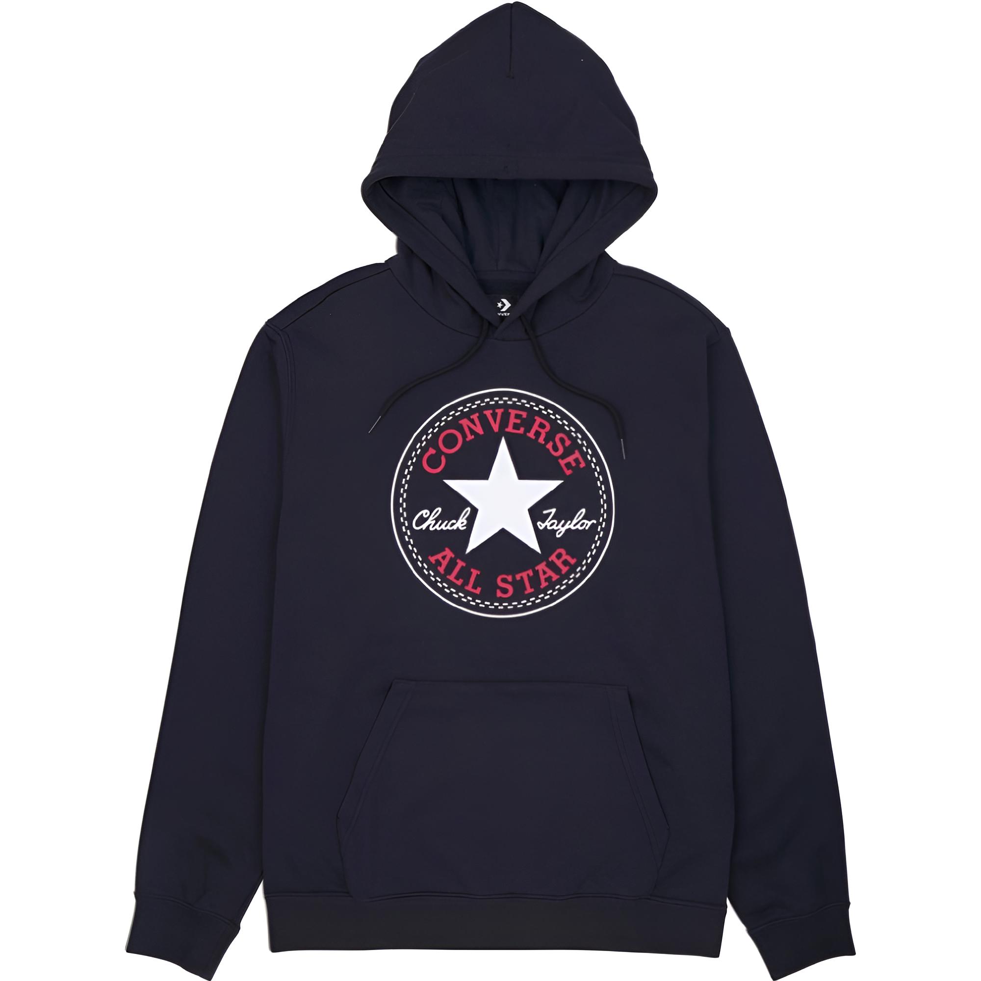 Converse Go to All Star Patch Fit Fleece Pullover Sweatshirt Unisex 10025469-A01 M
