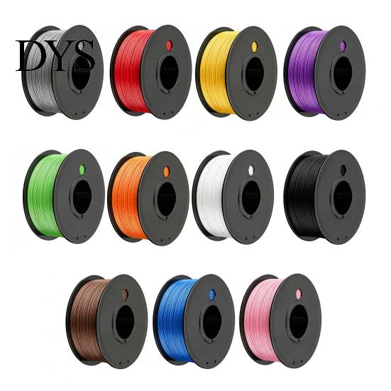 Multicolor Filament Roll 250g PLA 1.75mm, Low Warp 3D Printer Roll, Neatly Wound for Most Shrinkage