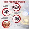 RED WOLF H8 H9 H11 880 881 2 PIN Female Wiring Ceramic Socket Universal Fit for Toyota GMC Chevy Honda Jeep Ford Subaru Dodge Headlight Fog Light
