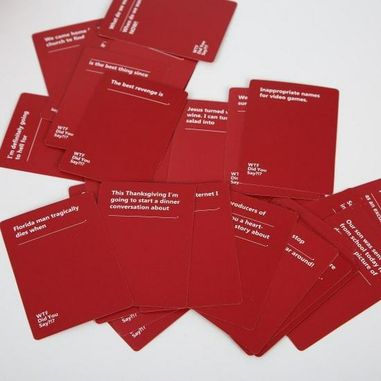 European & American Bestseller: WTDidYouSay Creative Battle Card Game