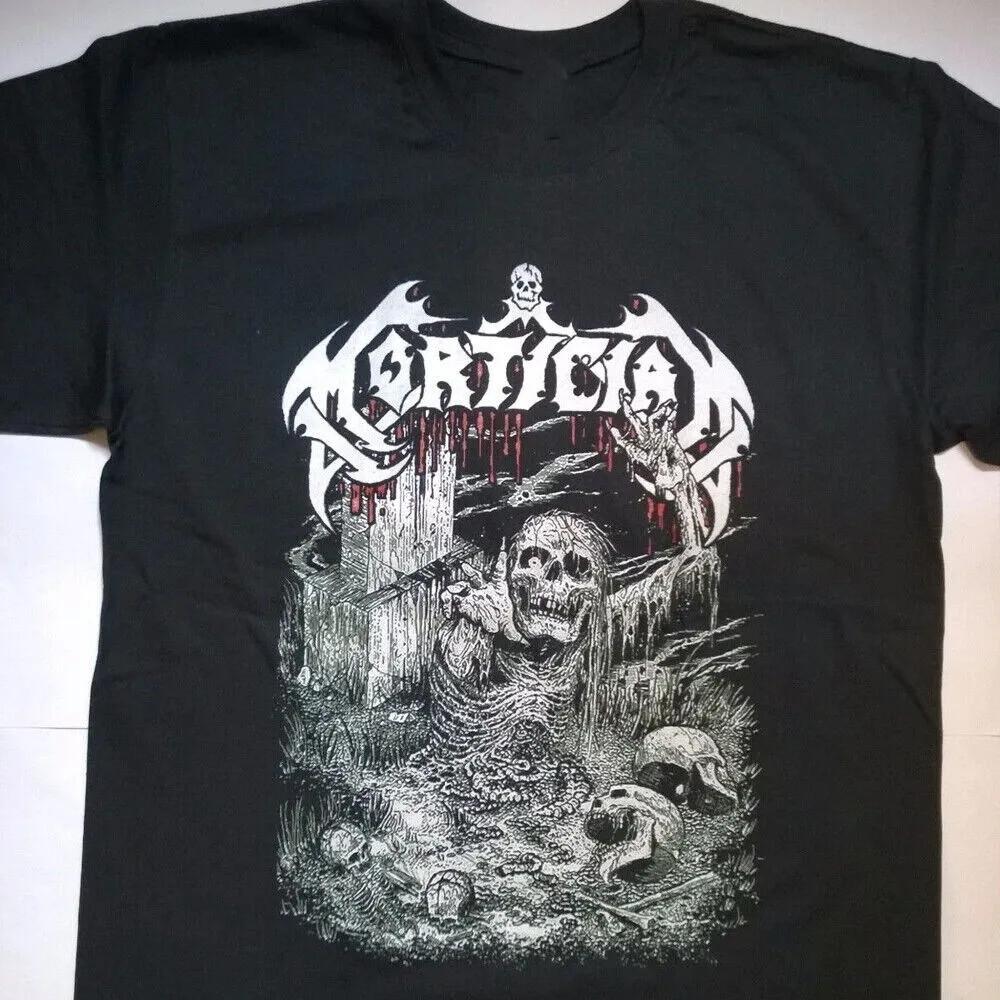 New Popular Mortician Band Black T-Shirt Cotton Full Size Unisex T-Shirt XL