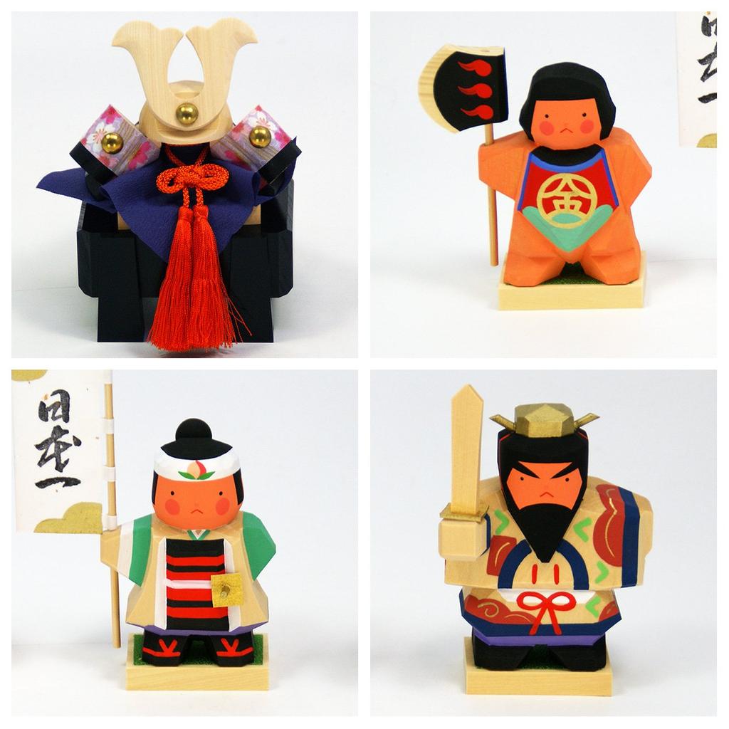Osaka Choseido May Doll Helmet Carp Compact Personalized with a Wooden Tag Ornament, Streamer, Mini, Wooden, One-Cut Carving, (Sent Separately),