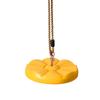 Baby Plastic Swing With Petal Design And Hanging Rope For Toddler Playroom Use