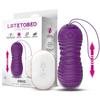 Orio Vibrating Egg and Telescopic Movement Up and Down Remote Control Purple