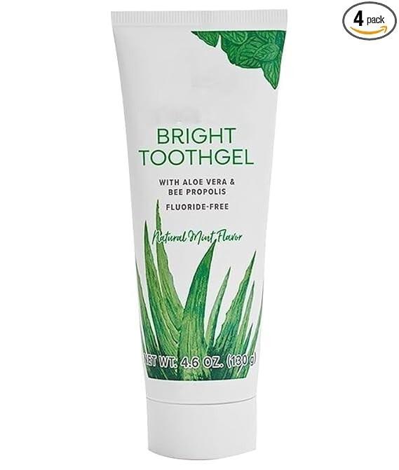 

@ Bright Toothgel With Aloe Vera & Bee Propolis Natural Mint Flavour 130g Zr-2358-60%Off