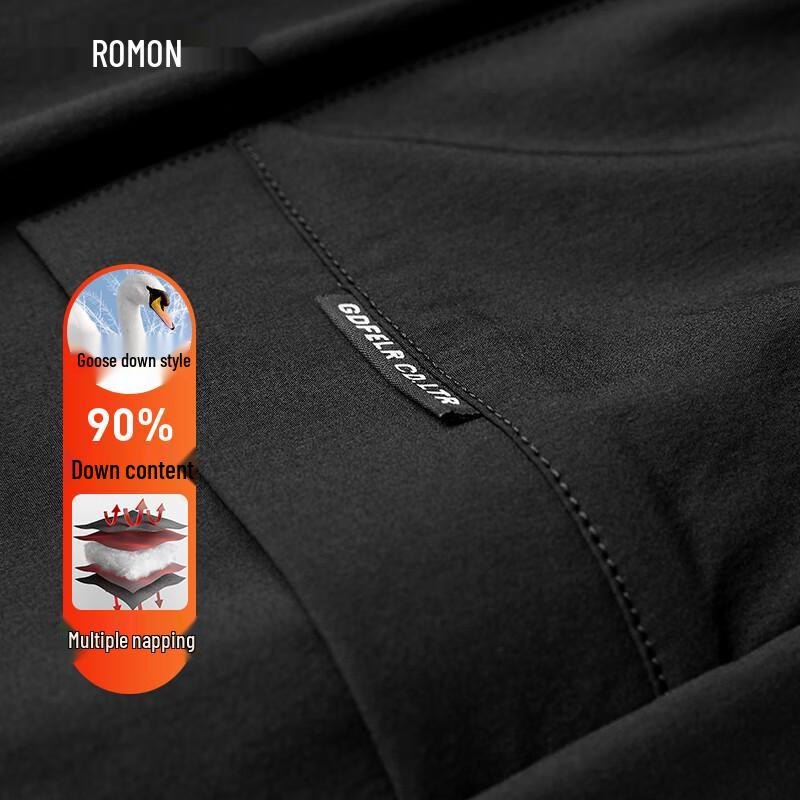 Damen 90% Gänsedaunen Elastische High-Waist Workwear Hose