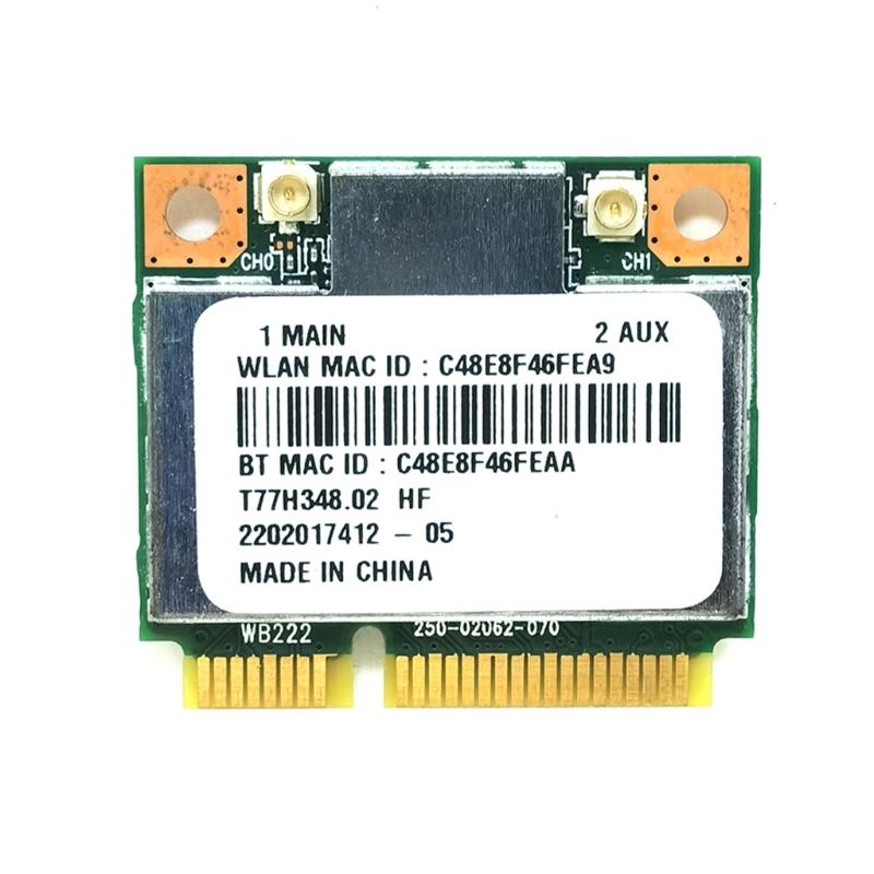 

AR5B22 Fast Wireless Networking Card, 300Mbps BT4.0 For Small PCIE Laptops Mainboards Wireless Card 1