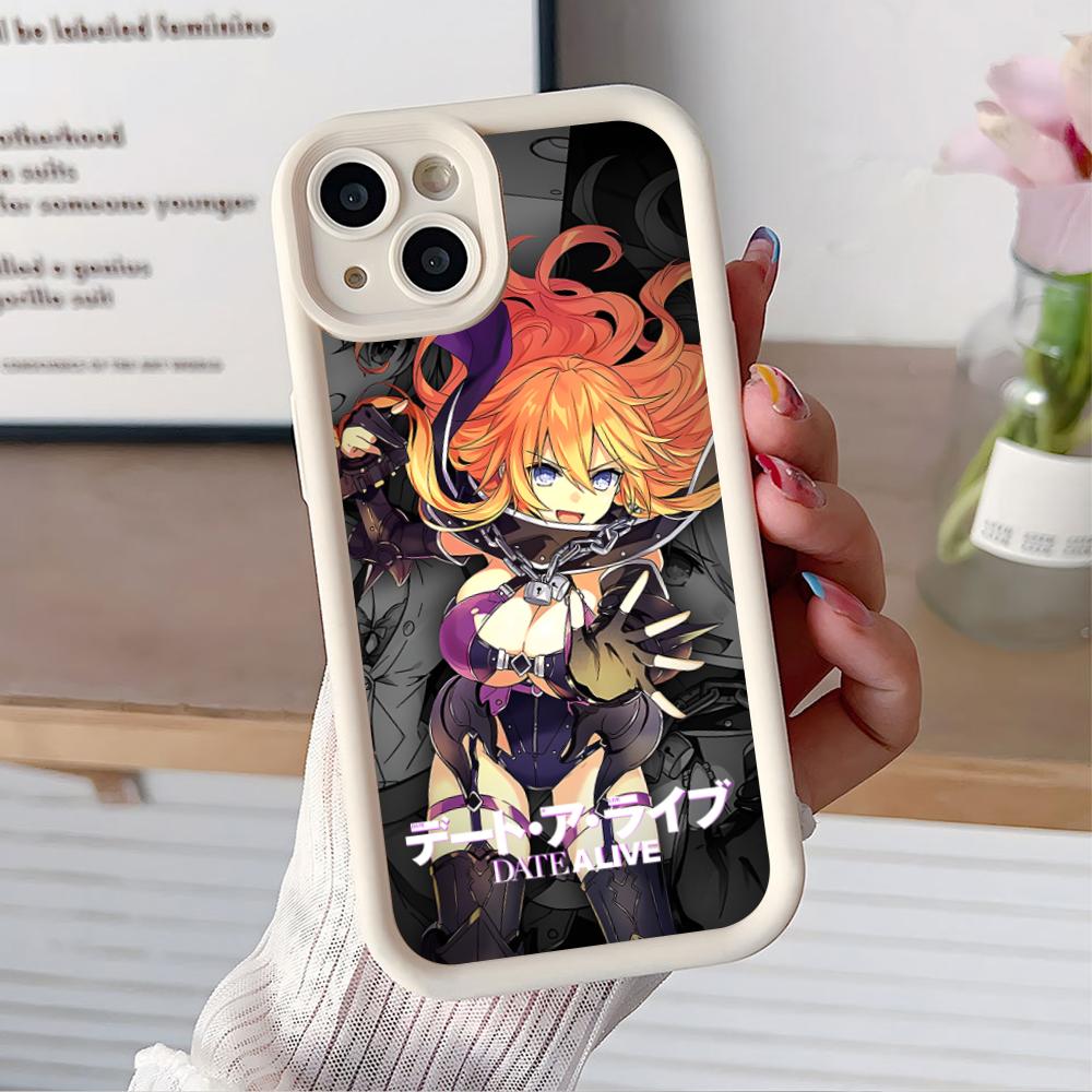 

Date a Live Yamai Kaguya Thicken TPU Mobile Phone Case for iPhone 17 16 15 14 13 12 11 Air Pro Max Plus Colorful Cover iPhone 16 Pro