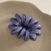 2Pcs Spiral Loop Hair Tie Fluffy Ball Head Hair Rope Pure Color Strong Phone Cord No Breakage Hair Accessories