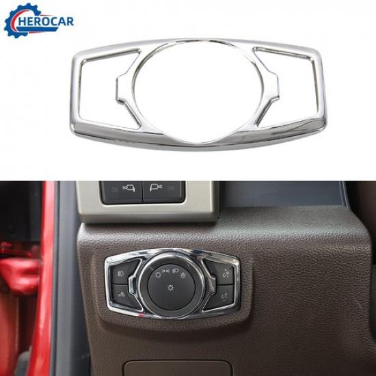 

Headlight Switch Trim Decor Switch Cover For Ford F150 Mustang 2015+ Accessories