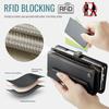 Crossbody Zipper Wallet Case For Samsung Z Fold7/Z Fold5 - PU Leather Card Holder Flip Cover