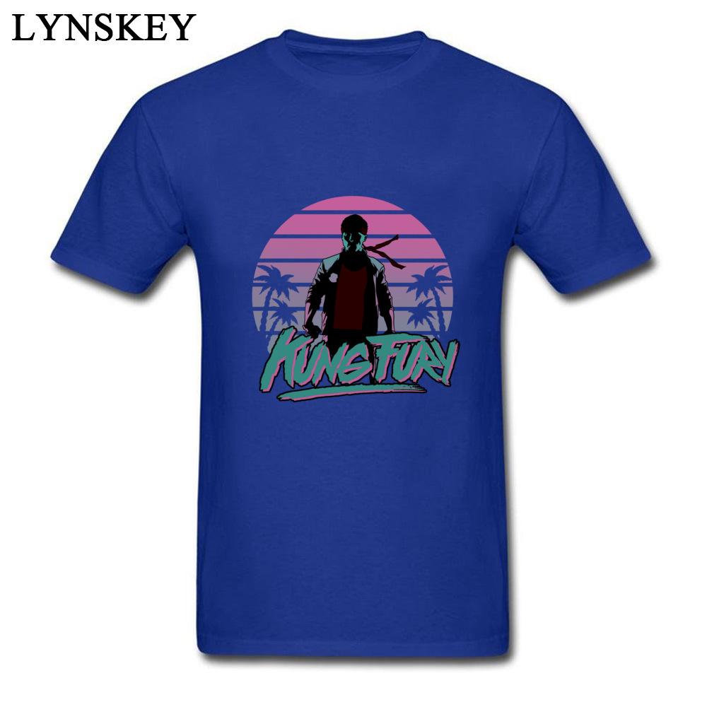 2018 New Film Movie T Shirts Kung Fury Unisexs Cool Tshirts Pure Cotton Round Collar Tees Shirts Hip Hop Street Sweatshirt
