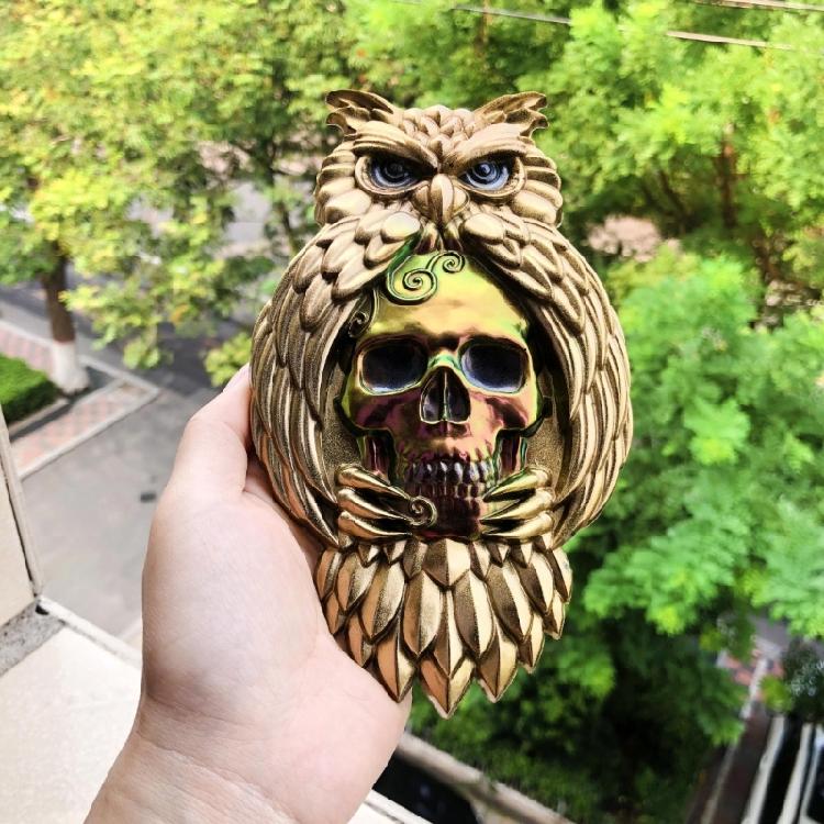 Halloween Eulen Schädel Dekor Form DIY Ornamente Anhänger Epoxidharz Bastelform