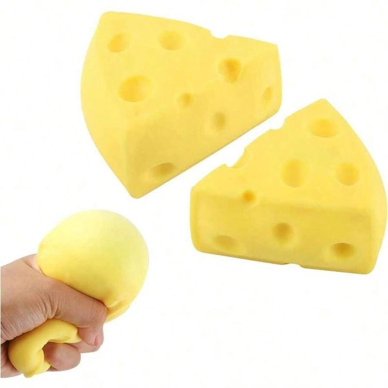 1pc Cheese & Milk Squishy Stress Relief Toy Stress Relief Toy Party Favors Squeeze Ball Sensory Toys