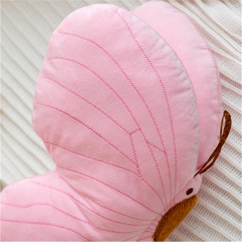 Soft Plushes Butterfly Pillow for Bedroom Living Room Decoration and Kids Room