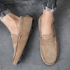 Suede Men Casual Shoes Breathable Comfort Slip-on Mens Driving Shoes Fashion Male Lazy Shoes Luxury Brand Loafers