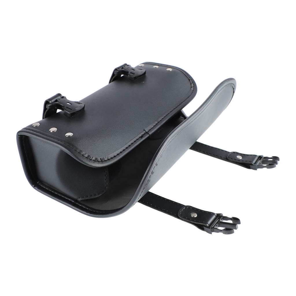 Motorbike Roll Saddlebags 2 Strap Buckle Closure Waterproof 2 Strap Buckle Closure Motorbike Tool Bag for Motorcycle
