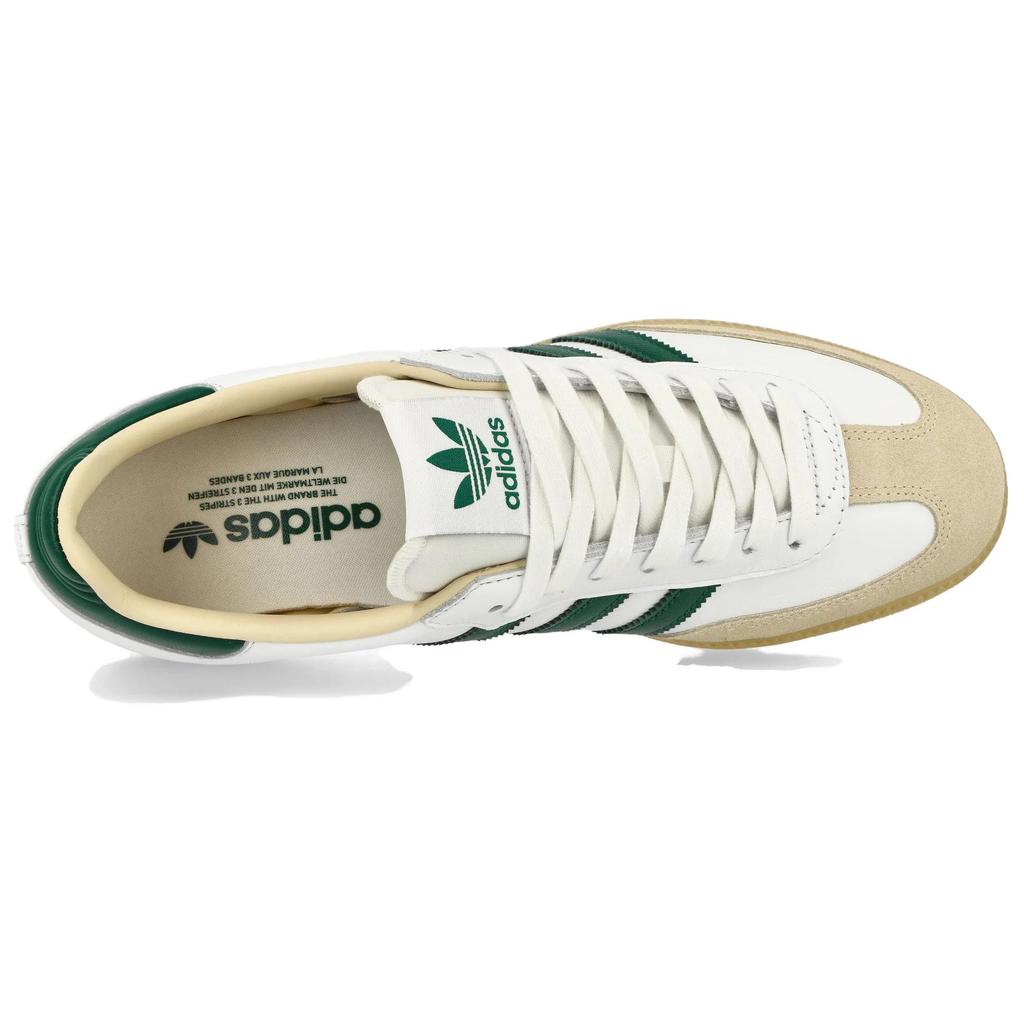 adidas Samba OG White Collegiate Green Gum Unisex Sneakers Cloud-White JS3831
