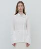 After Glow Silky Cowl Neck Blouse_White