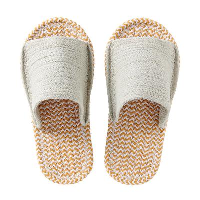Aimedia Room Size Cotton Indoor Front Recycled Keeps Feet Indian Cotton Slippers Sandals, L, Gray, Sandals, Slippers, Opening, Washable, Cotton,