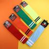 Cotton Spandex Striped Long Tube Football Long Socks Sports Socks Soccer Over Knee Socks Kids Sock