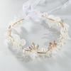 Korean Style Elegant Pearl Headband Flower Starry Crown Hair Hoop For Women