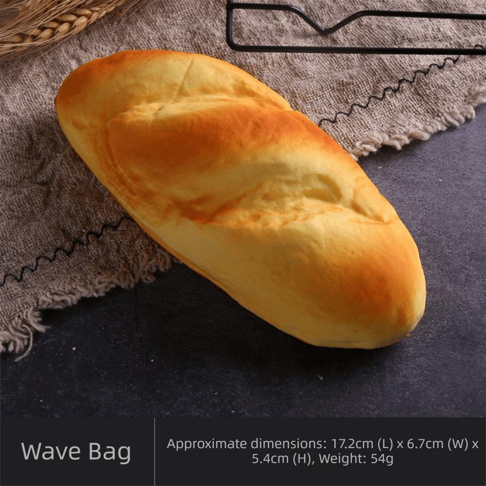 Soft Cake Toast PU Model Scale Food Fake Bread Ornaments Artificial Fake Bread Model Kitchen Toy