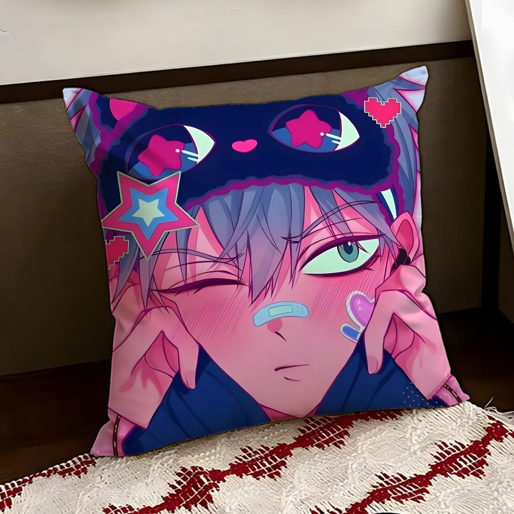 Alien Anime SStage Cushion Cover Reversible Soft Durable Pillow Cover Home  Car MultiScene Use for Daily Comfort