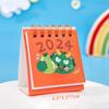 Cartoon-Mini-Tischkalender, Studenten-Desktop-Punch-In-Dekorationskalender, süßer Fruchttext-Tischkalender