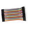Wire Kit, 3 Pieces Colorful 10cm, Breadboard   Cables, Breadboard   Wire Kit, with 40 Pins M to FCelsius40