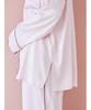 Gelato Pique Holiday Piping Satin Shirt PWFT245279 OWHT Free Size Women's