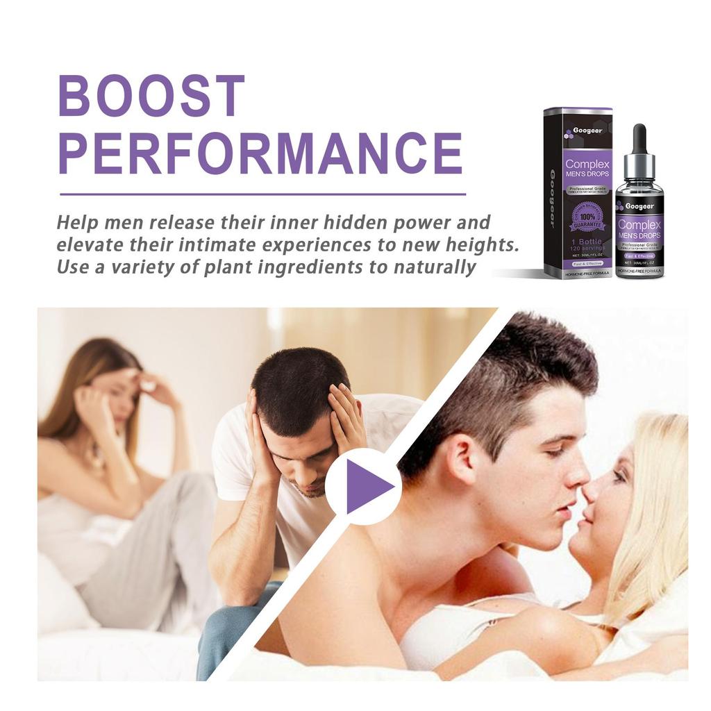 2 PCS - 30ML Male Enhancement Drops – Oral use – Energy, Vitality and Physical Performance, 100% Plant-Based Formula