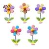 Desktop Flower Ornament Spring Wobbly Car Dashboard Ornament, Shaking Head Sunflower Interior Decor, Cute Decorations for Rearview Mirror And