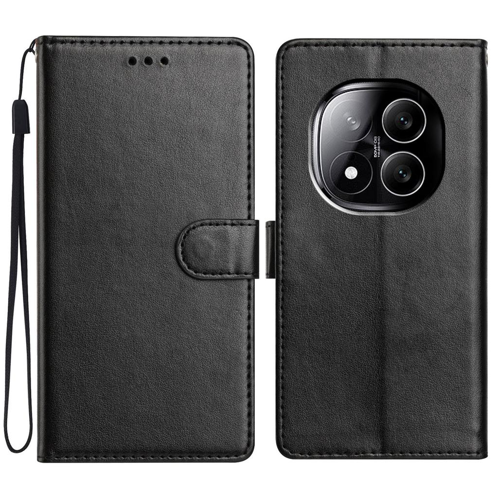 For Xiaomi Redmi Note 14 Pro+ 5G Leather Case Wallet Stand Phone Cover with Handy Strap