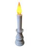 Sun Magokoro Electric Candle, LED, for Buddhist Altars, Flame-Like Flickering (White (Large))