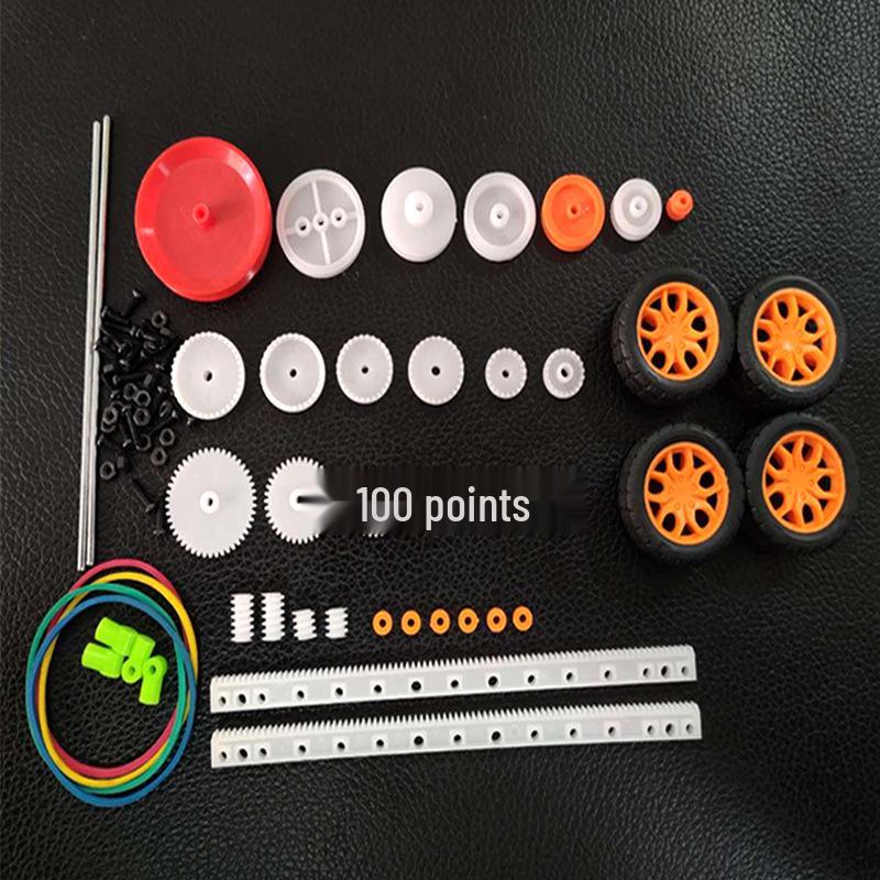 

Мульти-упаковка: 82 Шестерни, 72 Учебные пособия Шестерни, Оси, Ремни и Втулки для Автомобилей