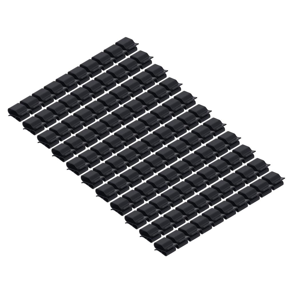 100Pcs Solar Panel Cable Clip PA66 Plastic Insulated PV Wire Fixing Management Tool
