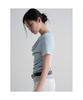 8seconds Cowl Neck Layered Short Sleeve T-Shirt Sky Blue