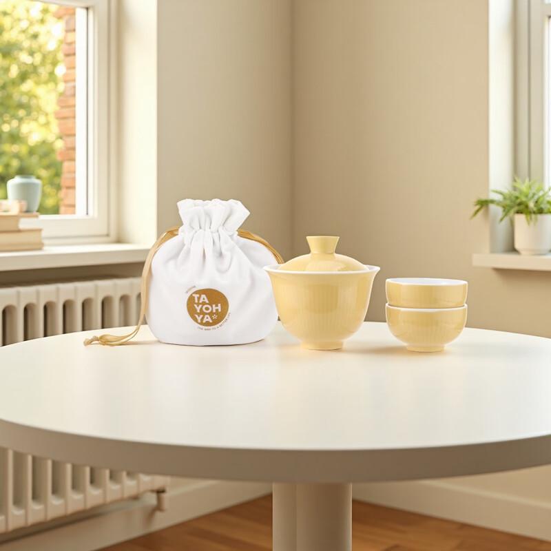 Diverse House Refresh Series Portable Ceramic Tea Set