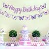 Butterfly Spiral Pendant  Hanging Banner Pink Butterfly Theme Birthday Party Decoration Kids Baby Shower Wedding Party Supplies