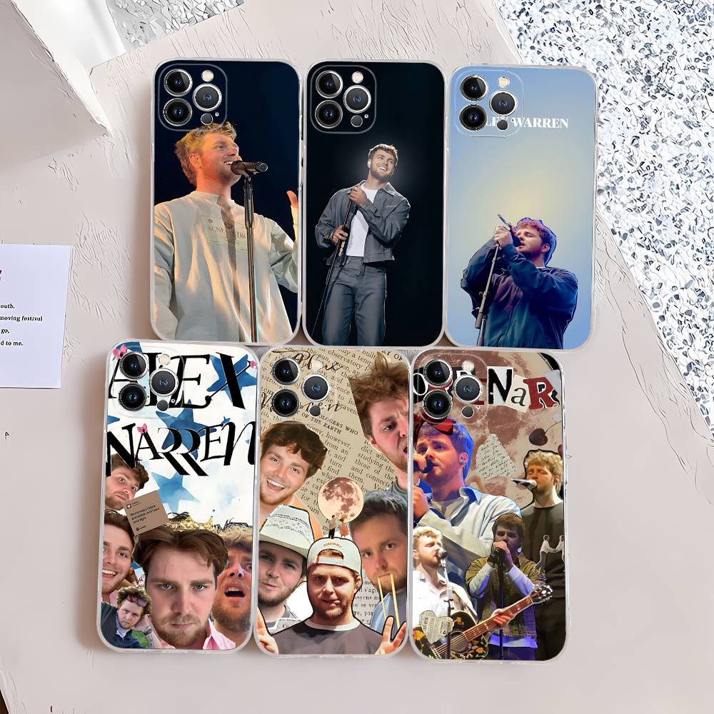 Popular A-alex Music Singer W-warren For IPhone 17 16 15 14 13 12 11 Pro Max Plus Transparent Soft TPU Phone Cover
