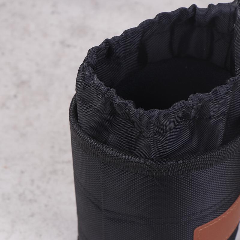 Durable Black Tool Belt Pouch - Multi-Functional Screw & Nail Storage Bag, Thickened Wear-Resistant Organizer For Home Repairs