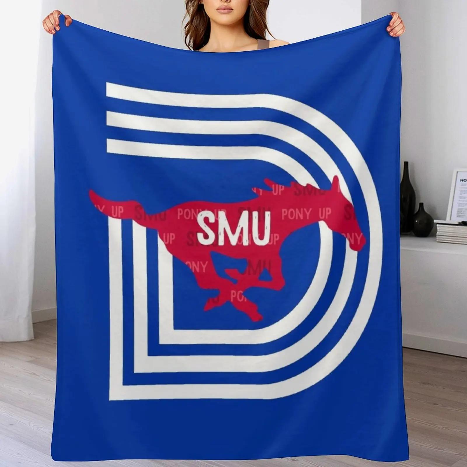 

SMU Apparel Throw Blanket Soft Home Decor Blanket for Couch Bedroom 102x76cm(40x30in)